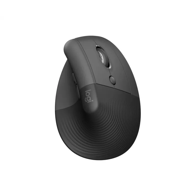 Ratón ergonómico vertical LOGITECH Lift - diestro - inalámbrico - negro grafito