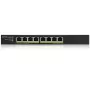 Zyxel GS1915-8EP gestionado L2 Gigabit Ethernet (10/100/1000) Power over Ethernet (PoE) negro