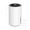 Router TP-LINK AXE5400 sistema Mesh Wi-Fi 6E — Tri-Band 2.4/5/6 GHz, cobertura de hasta 670 m², 3× LAN, 4 antenas internas