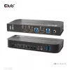 Conmutador KVM CLUB3D CSV-1382 Dual HDMI 4K 60Hz USB