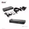 Conmutador KVM CLUB3D CSV-1382 Dual HDMI 4K 60Hz USB