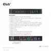 Conmutador KVM CLUB3D CSV-1382 Dual HDMI 4K 60Hz USB