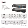 Conmutador KVM CLUB3D CSV-1382 Dual HDMI 4K 60Hz USB