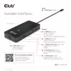 CLUB3D Hub Type-C 7 en 1 con 2x HDMI, 2x USB Gen1 Type-A, 1x RJ45, 1x audio de 3,5 mm, 1x conector hembra USB Gen1 Type-C 100W