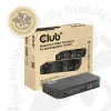 CLUB3D DisplayPort/HDMI KVM Switch para Dual DisplayPort 4K 60Hz