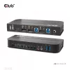 CLUB3D DisplayPort/HDMI KVM Switch para Dual DisplayPort 4K 60Hz