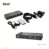 CLUB3D DisplayPort/HDMI KVM Switch para Dual DisplayPort 4K 60Hz