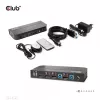 CLUB3D DisplayPort/HDMI KVM Switch para Dual DisplayPort 4K 60Hz