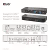 CLUB3D DisplayPort/HDMI KVM Switch para Dual DisplayPort 4K 60Hz