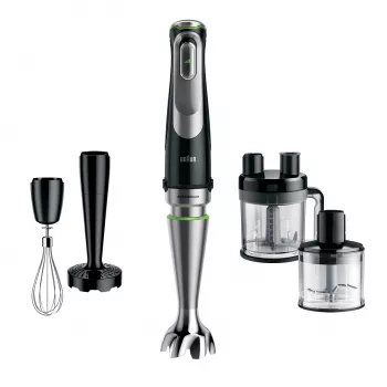 Braun MultiQuick 9 MQ 9195XLI batidora de brazo 2 L 1200 W negro, acero inoxidable
