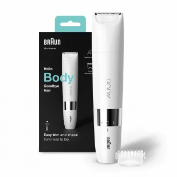 Braun BS1000 minitrimmer corporal, blanco