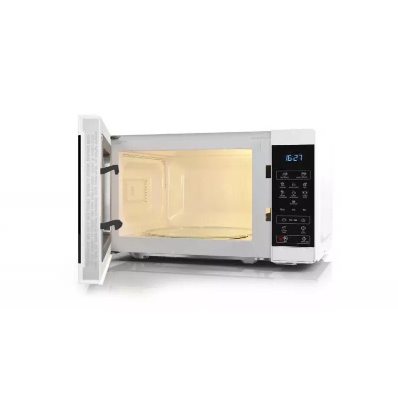 Sharp YC-MS02E-W microondas negro, blanco microondas solo de sobremesa 20 L 800 W