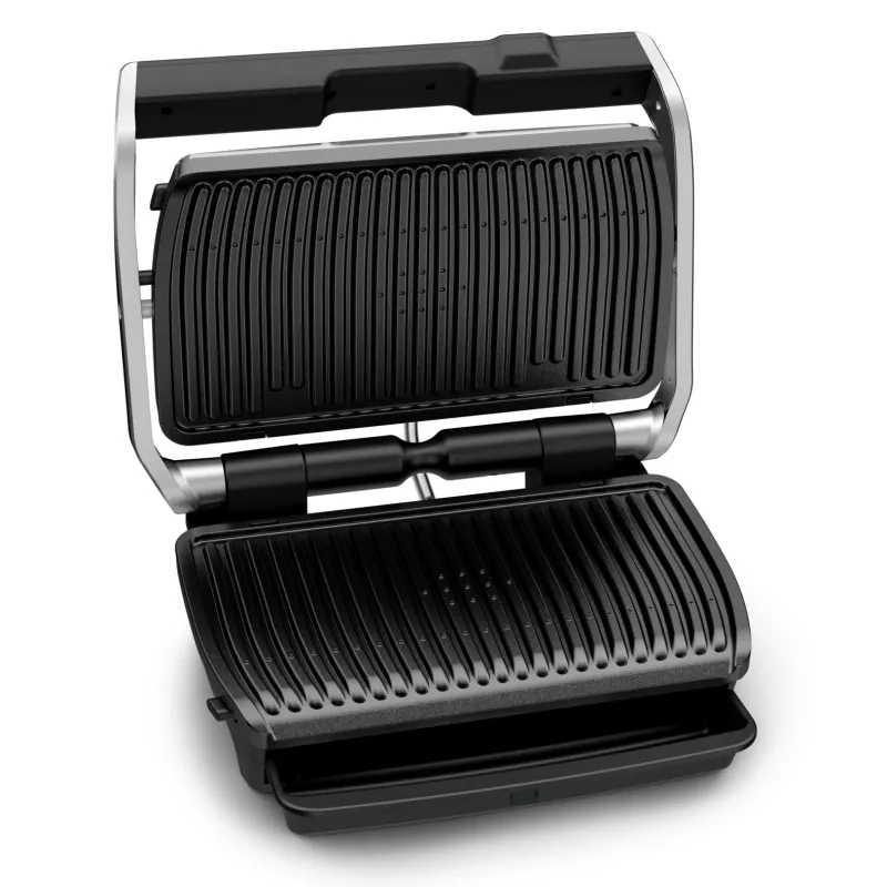 Parrilla de contacto Tefal OptiGrill Elite XL GC760D acero inoxidable 2200W