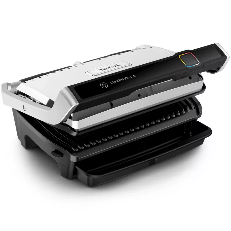 Parrilla de contacto Tefal OptiGrill Elite XL GC760D acero inoxidable 2200W