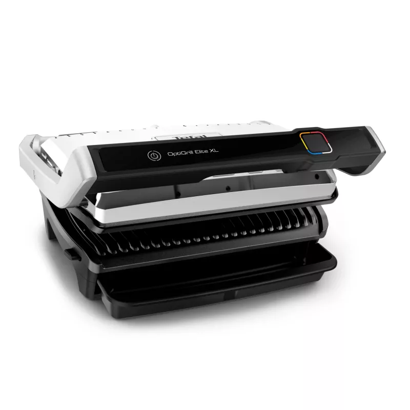 Parrilla de contacto Tefal OptiGrill Elite XL GC760D acero inoxidable 2200W