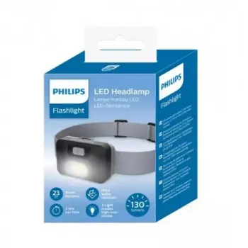 Linterna frontal Philips SFL1000H/10 negra — LED, 100 lúmenes