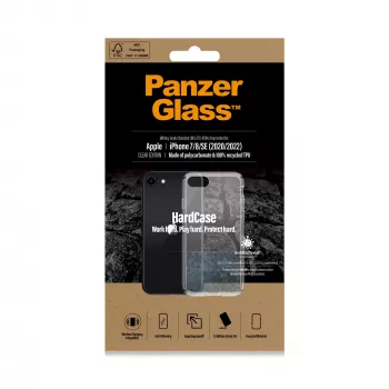 PanzerGlass ® HardCase iPhone SE (2020/2022) | 7 | 8, funda, Apple, Apple - iPhone SE 2022, Apple - iPhone SE 2020, transparente