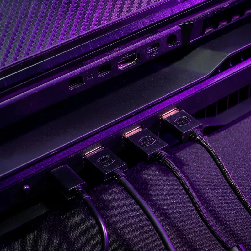 Cooler Master NotePal X150 Spectrum base refrigerante para portátil de hasta 17 pulgadas, con hub USB de 4 puertos