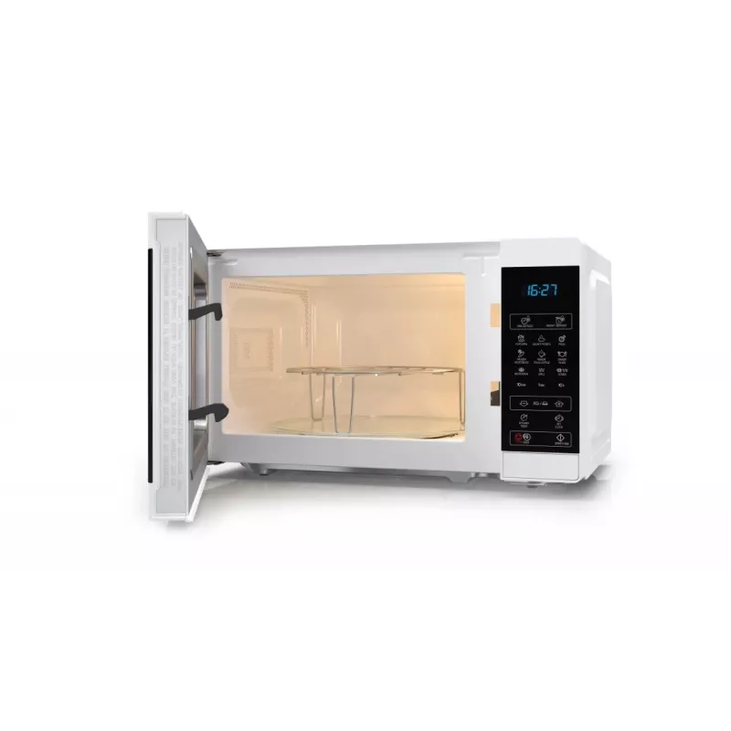 Sharp YC-MG02E-W microondas azul, blanco de sobremesa 20 L 800 W