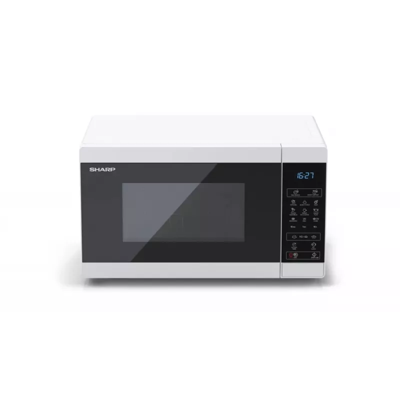 Sharp YC-MG02E-W microondas azul, blanco de sobremesa 20 L 800 W