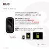 Cargador de viaje CLUB3D 65W tecnología GAN, puerto único USB Type-C, compatibilidad con Power Delivery (PD) 3.0