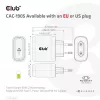 Cargador de viaje CLUB3D 65W tecnología GAN, puerto único USB Type-C, compatibilidad con Power Delivery (PD) 3.0