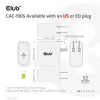 Cargador de viaje CLUB3D 65W tecnología GAN, puerto único USB Type-C, compatibilidad con Power Delivery (PD) 3.0