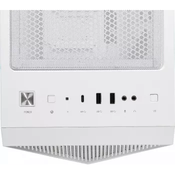 Caja para PC gaming MSI MPG GUNGNIR 110R blanca Midi Tower