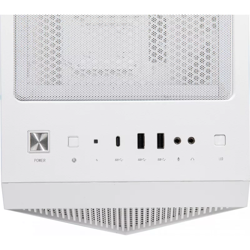 Caja para PC gaming MSI MPG GUNGNIR 110R blanca Midi Tower