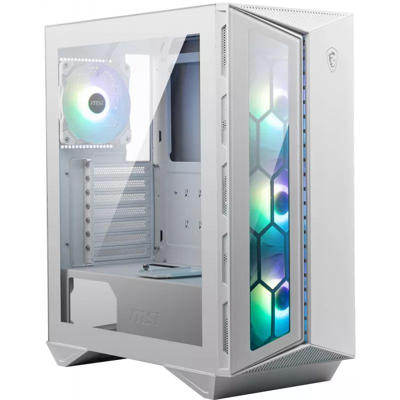 Caja para PC gaming MSI MPG GUNGNIR 110R blanca Midi Tower