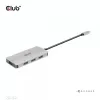 CLUB3D Hub USB-A de 4 puertos para USB-C – transferencia rápida de 10 Gbps