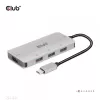 CLUB3D Hub USB-A de 4 puertos para USB-C – transferencia rápida de 10 Gbps