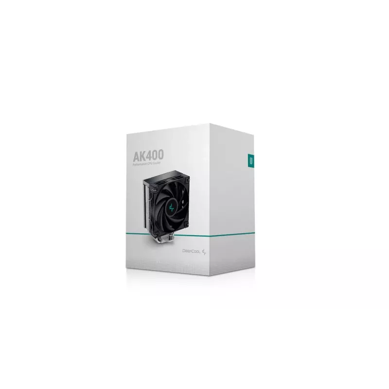 DEEPCOOL disipador de CPU AK400 torre heatpipe 12 cm – negro