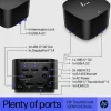 HP Thunderbolt Dock 120W G4, por cable, Thunderbolt 4, negro, Kensington, China, Tailandia, Taiwán, Business