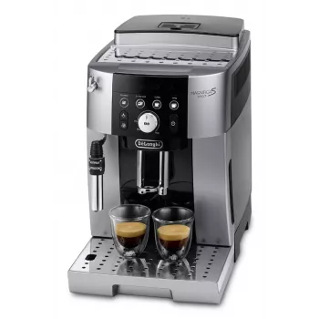 Cafetera espresso De’Longhi Magnifica S Smart ECAM 250.23.SB — depósito de agua de 1,8 l, depósito de café en grano de 250 g, 15 bar, molinillo integrado