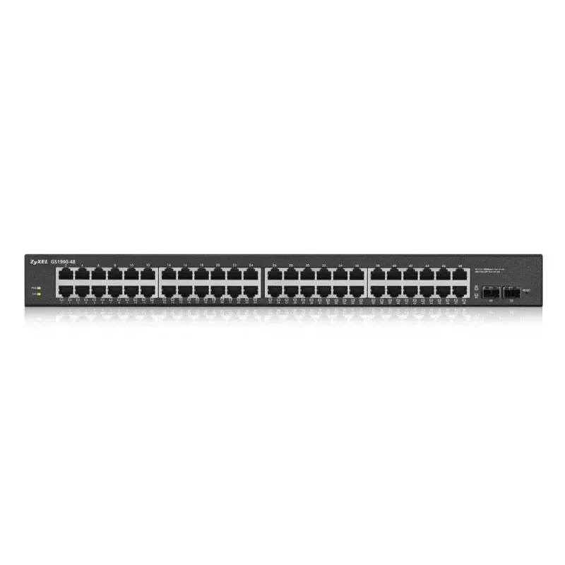 Zyxel GS1900-48-EU0102F Switch de red L2 Gigabit Ethernet (10/100/1000) negro