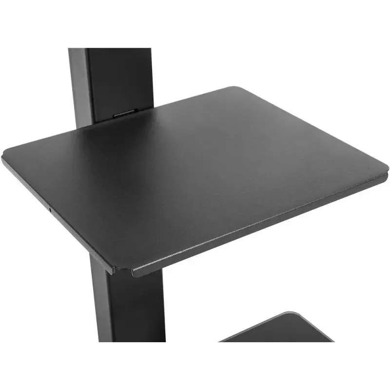 Mueble de TV Goobay 58526 Negro Acero 1 estante 650x400x1458 mm