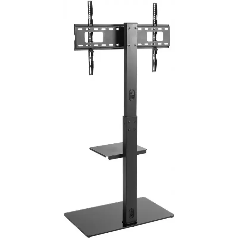 Mueble de TV Goobay 58526 Negro Acero 1 estante 650x400x1458 mm