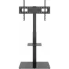 Mueble de TV Goobay 58526 Negro Acero 1 estante 650x400x1458 mm