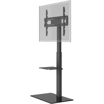 Mueble de TV Goobay 58526 Negro Acero 1 estante 650x400x1458 mm