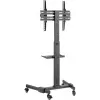 Soporte multimedia Goobay 59507 Negro Acero Altura 1540 mm