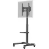 Soporte multimedia Goobay 59507 Negro Acero Altura 1540 mm