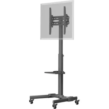 Soporte multimedia Goobay 59507 Negro Acero Altura 1540 mm