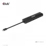 CLUB3D USB Gen1 Type-C, Hub 6 en 1 con HDMI 8K30Hz, 2xUSB Type-A, RJ45 y 2xUSB Type-C, Datos y carga PD 100 vatios