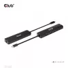 CLUB3D USB Gen1 Type-C, Hub 6 en 1 con HDMI 8K30Hz, 2xUSB Type-A, RJ45 y 2xUSB Type-C, Datos y carga PD 100 vatios