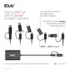 CLUB3D USB Gen1 Type-C/-A a Dual HDMI (4K/30Hz) / VGA (1080/60Hz)