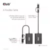 CLUB3D USB Gen1 Type-C/-A a Dual HDMI (4K/30Hz) / VGA (1080/60Hz)