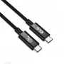 CLUB3D USB4 Gen2x2 Cable Type-C bidireccional 4K60Hz, Datos 20Gbps, PD 240W(48V/5A) EPR M/M 2m