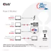 CLUB3D USB4 Gen2x2 Cable Type-C bidireccional 4K60Hz, Datos 20Gbps, PD 240W(48V/5A) EPR M/M 2m