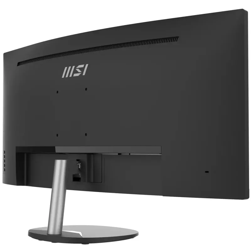 MSI Pro MP341CQ Monitor curvo 34 inch, 1500R, UWQHD (3440 x 1440), 21:9, 100Hz, VA, 4ms, HDMI, VGA, Altavoces integrados, Antirreflejo, Sin parpadeo, Baja luz azul, Certificado TÜV, VESA, Kensington, Negro